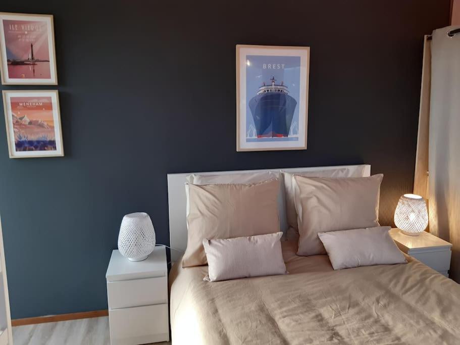 Logement 80 M2 Avec Terrasses Entre Les Deux Abers Landéda Kültér fotó
